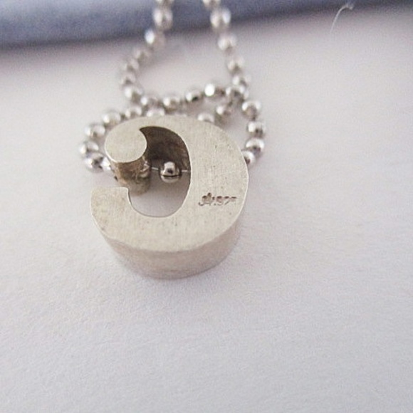 ALEX WOO Sterling Silver Letter C Necklace - Picture 3 of 4